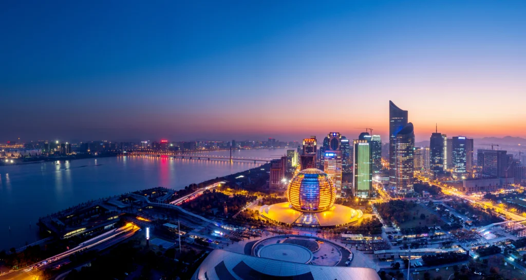 千库网 杭州夜景 摄影图编号20219891