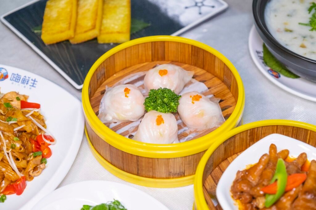 千库网 美食早晨广式早茶点心全家福集体照餐厅用餐摄影图配图 摄影图编号219646